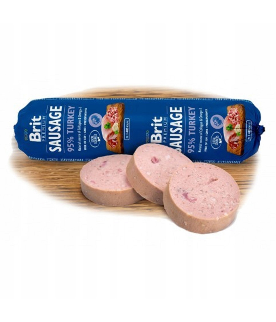 Karma Dla Psa Brit Sausage Indyk 800g