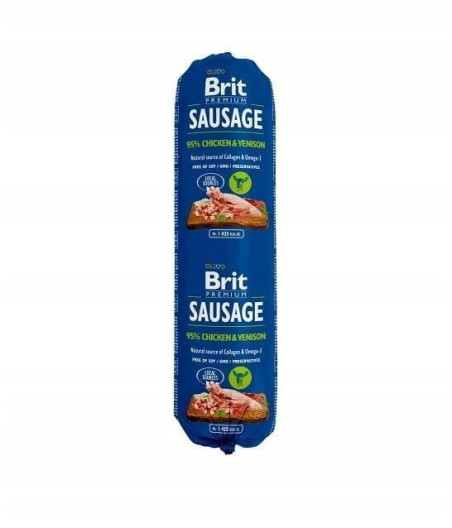 BRIT Sausage Chicken & Venison 800g