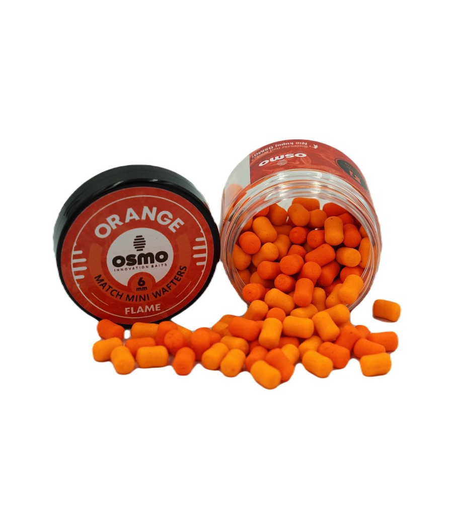 ORANGE FLAME MINI WAFTERS Match OSMO 6mm ORANGE FLAME MINI WAFTERS Match OSMO 6mm