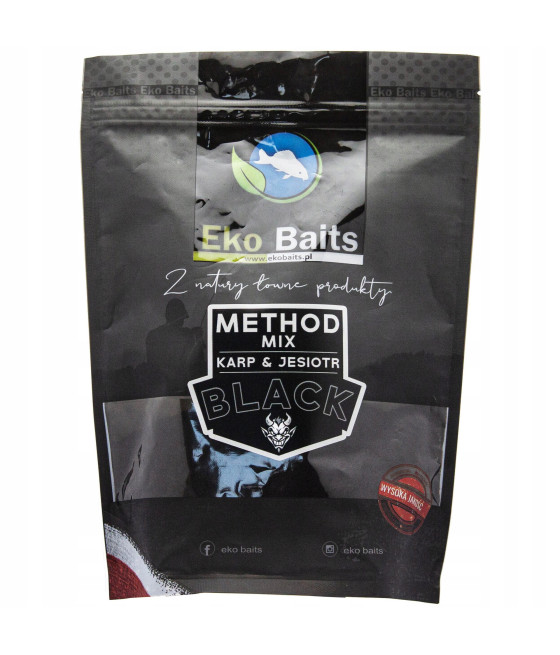 Method Feeder Pellet (800g) Black 3 mm