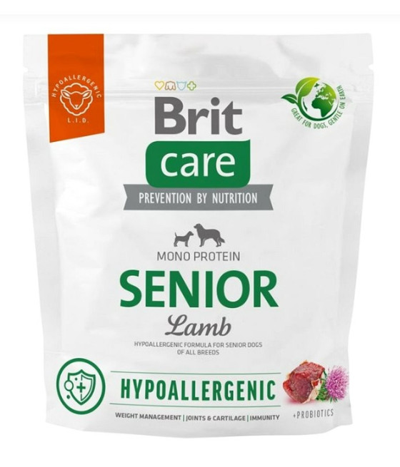 BRIT HYPOALLERGENIC SENIOR LAMB karma dla psa 1kg