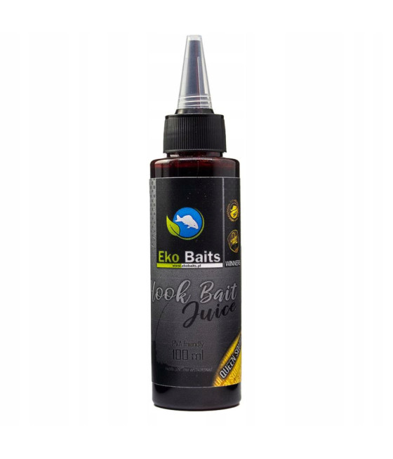Liquid Dopalacz Przynęt Kulek Eko Baits Hook Bait Juice Queen Squid 100ml