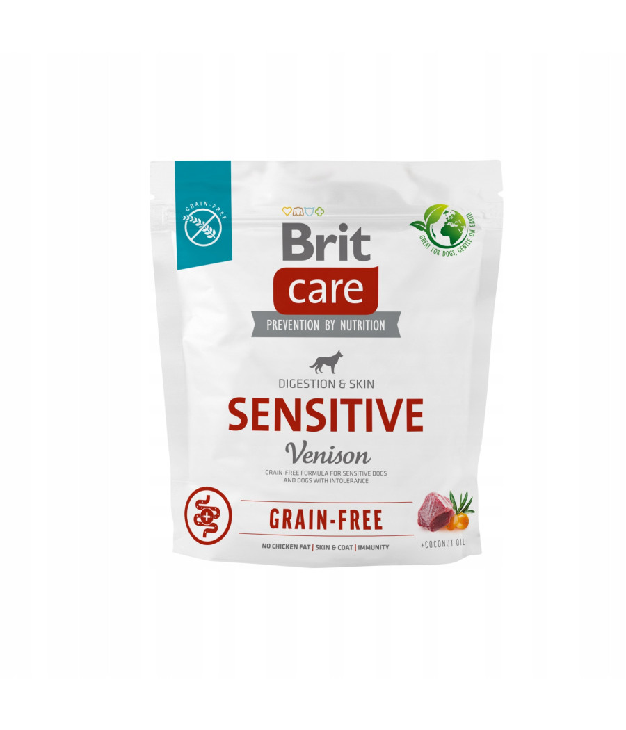 BRIT CARE SENSITIVE karma dla psów wrażliwych BEZZBOŻOWA dziczyzna 1kg