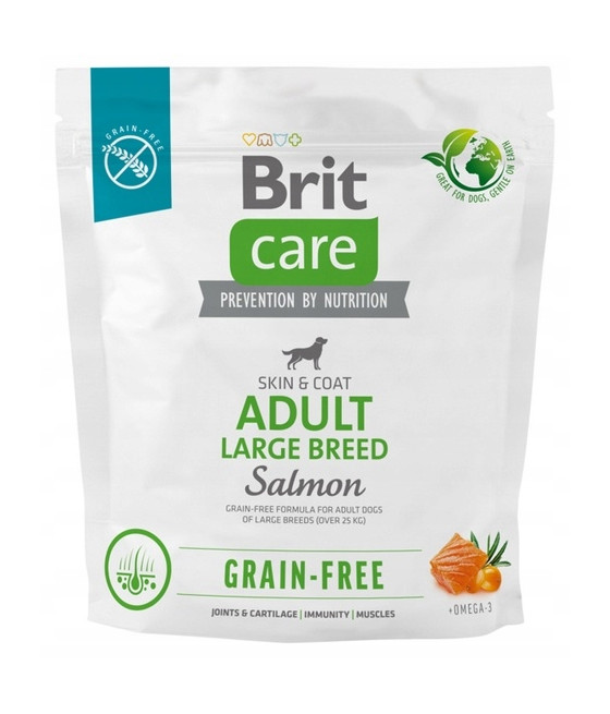 Brit Care Adult Large Salmon 1kg (Łosoś)