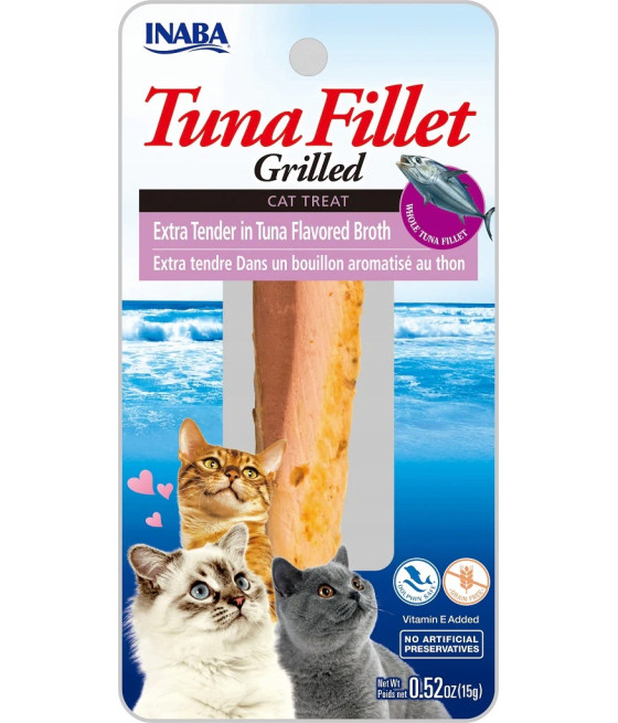 INABA CAT TUNA FILLET Przysmak Filet z Tuńczyka dla Kota 15g
