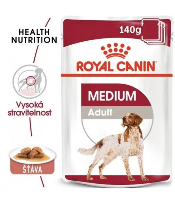 RC Medium Adult Gravy 140g - Mokra karma dla psa dorosłego 11-25 kg