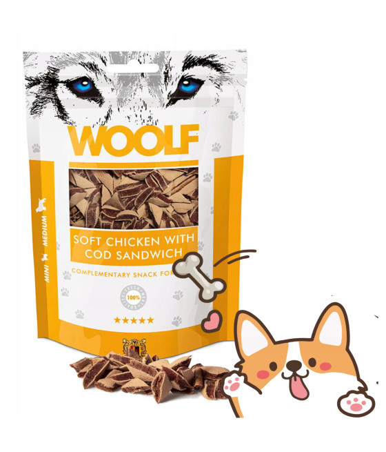 Przysmak z kurczakiem Woolf Soft 100 g