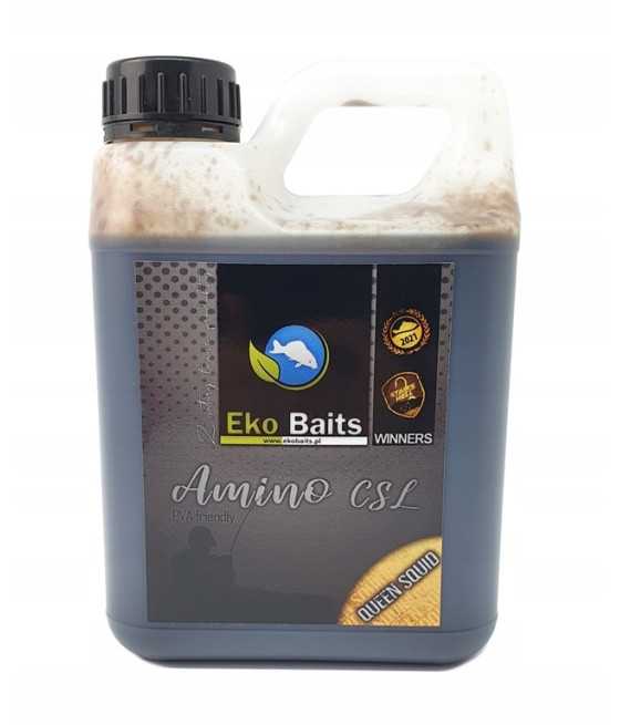 EKO BAITS QUEEN SQUID CSL AMINO LIQUID 1000 ML Truskawka & Squid)