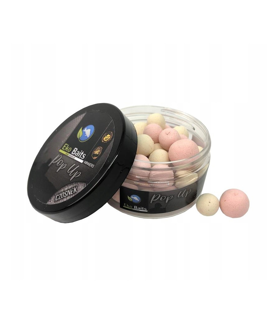 Kulki Eko Baits Pop Up - Czosnek 12/15mm (100ml) Kulki Eko Baits Pop Up - Czosnek 12/15mm (100ml)