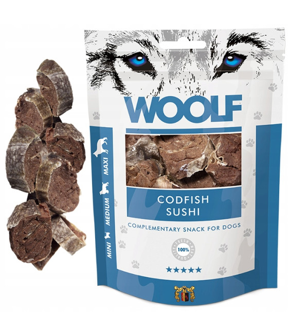Przysmak dla psa Woolf Codfish Sushi 100 g