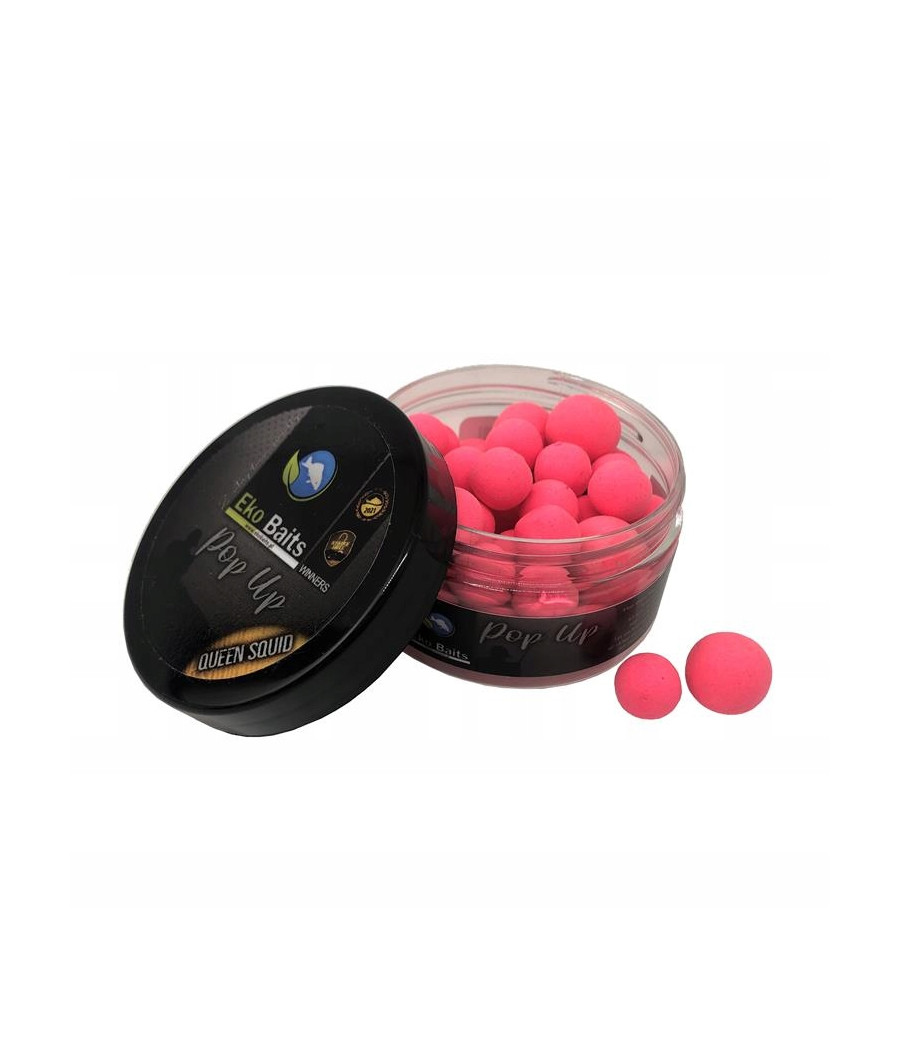 Kulki Eko Baits Pop Up Queen Squid - Truskawka & Squid 12/15mm (100ml) Kulki Eko Baits Pop Up Queen Squid - Truskawka & Squid 12/15mm (100ml)
