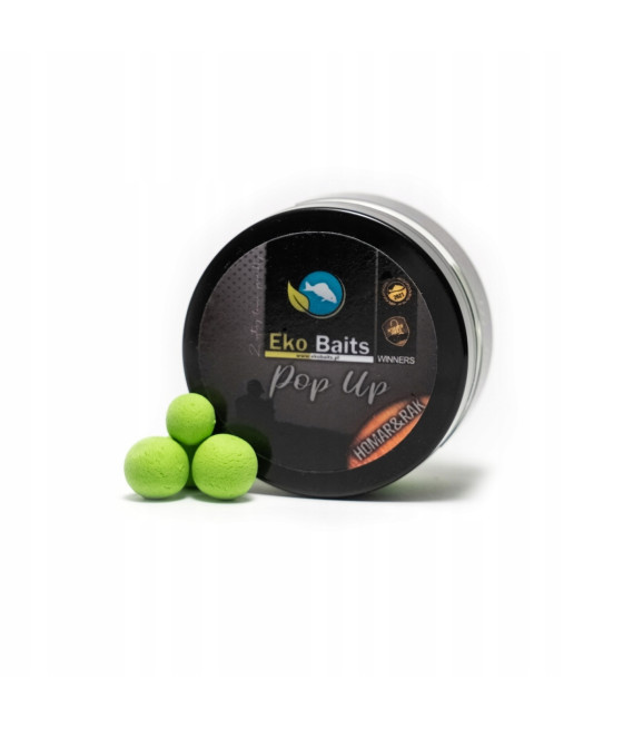 Kulki Eko Baits Pop Up - Homar & Rak 12/15mm (100ml)