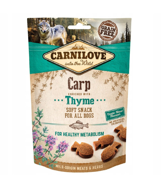Ciasteczka do tresury Carnilove karp z tymiankiem 200 g