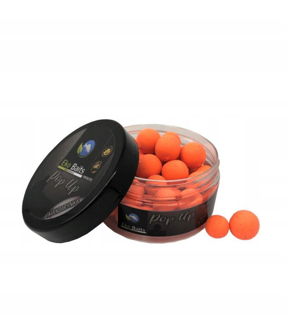 Kulki Eko Baits Pop Up - Mandarynka 12/15mm (100ml)