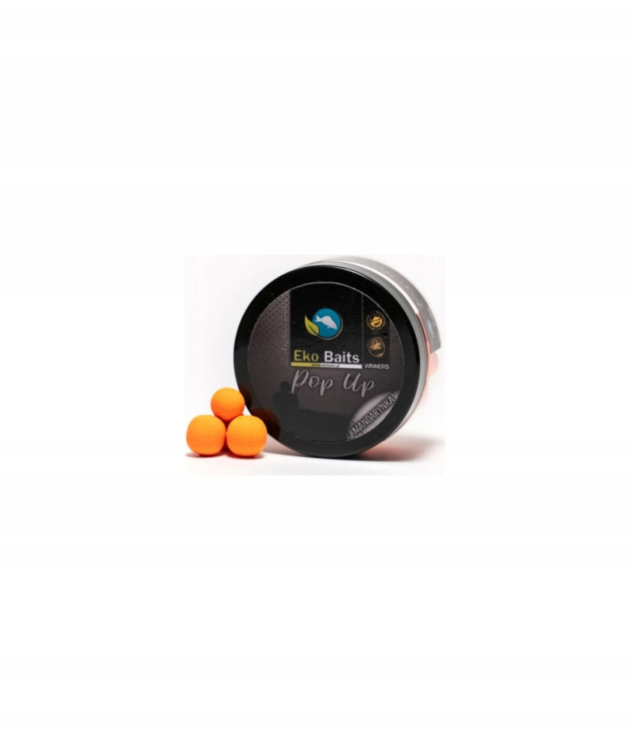 Kulki Eko Baits Pop Up - Mandarynka 12/15mm (100ml)