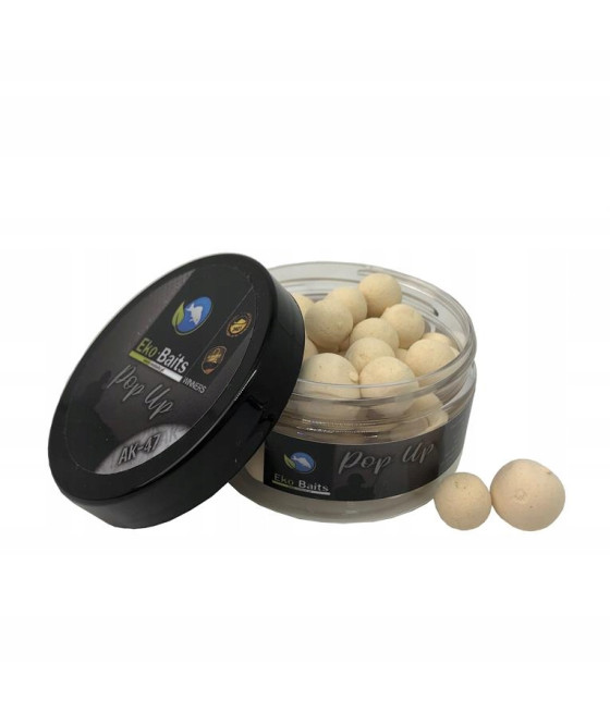 Kulki Eko Baits Pop Up AK-47 - Ananas & Słodka kukurydza 12/15mm (100ml)