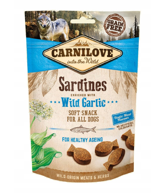 Przysmak dla psa Carnilove Snack Fresh Soft Sardines+Wild Garlic 200 g