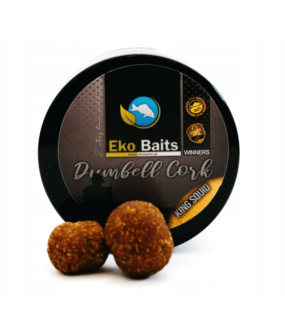 KULKI HACZYKOWE DUMBELL CORK KING SQUID 20-24mm EKO BAITS