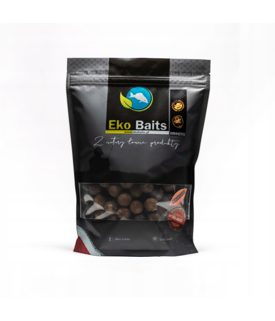 Kulki proteinowe Brown o smaku HOMAR RAK, 20mm 0,9kg marki EKO BAITS.