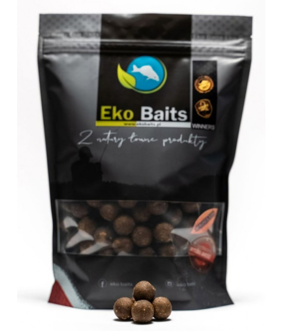 Kulki proteinowe Brown o smaku HOMAR RAK, 20mm 0,9kg marki EKO BAITS.