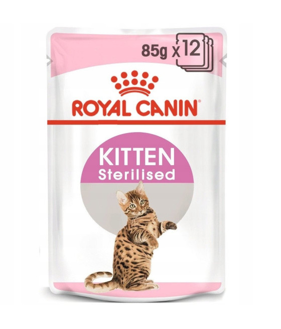 Royal Canin Kitten 85g sterilised w sosie