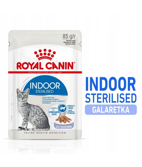 Royal Canin Indoor Sterilised Jelly saszetka 85 g