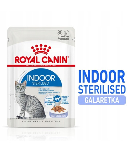Royal Canin Indoor Sterilised Jelly saszetka 85 g