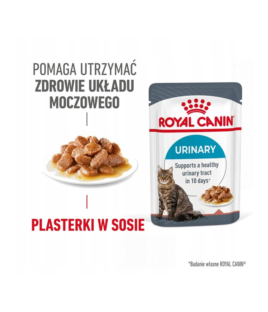 Royal Canin URINARY CARE układ moczowy drogi moczowe saszetka dla kota 85g