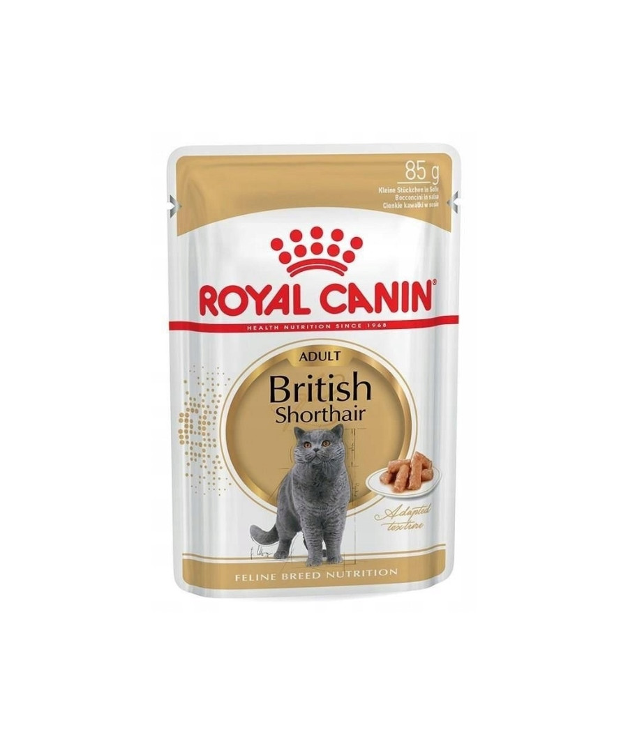 Royal Canin Adult British Shorthair saszetka dla kota w SOSIE 85g Royal Canin Adult British Shorthair saszetka dla kota w SOSIE 85g