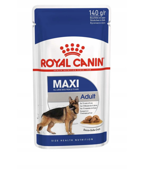 Royal Canin Maxi Adult karma mokra w sosie dla psów dorosłych - 140 g