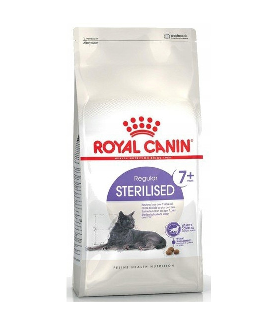 Royal Canin Sterilised +7 karma sucha mix smaków 0,4 kg