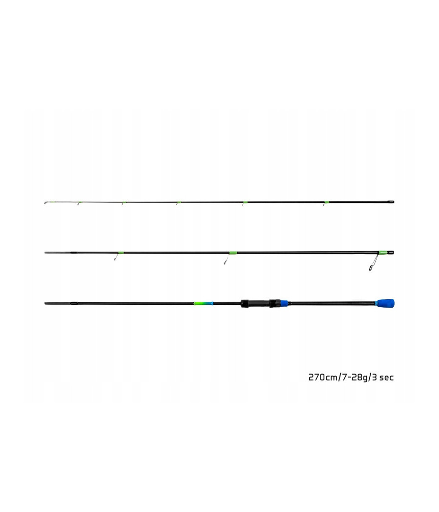 Wędka Delphin PETROL ParA Compact 270cm/5-20g/3 sk Wędka Delphin PETROL ParA Compact 270cm/5-20g/3 sk