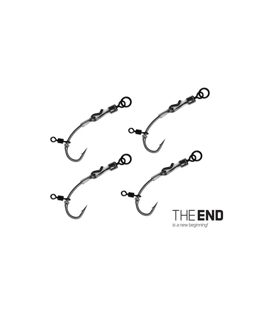 Haki gruntowe Delphin THE END Ronnie Rig 8/ 4szt 4 szt.