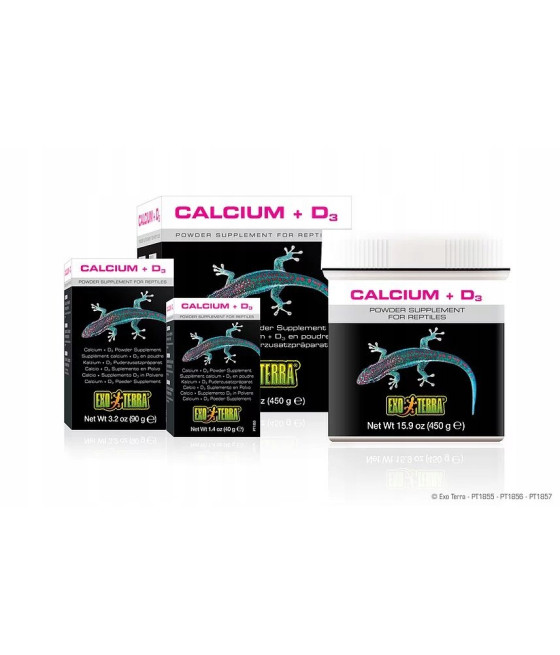 Exo Terra Calcium 90g z D3 wapno wapń