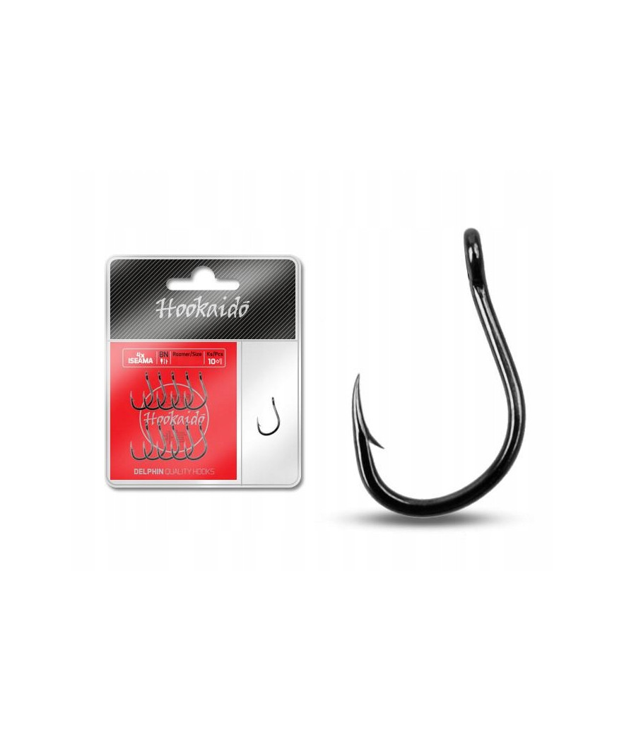 Haczyk Delphin HKD 4xISEAMA ring/ 10+1szt BN/8 Haczyk Delphin HKD 4xISEAMA ring/ 10+1szt BN/8