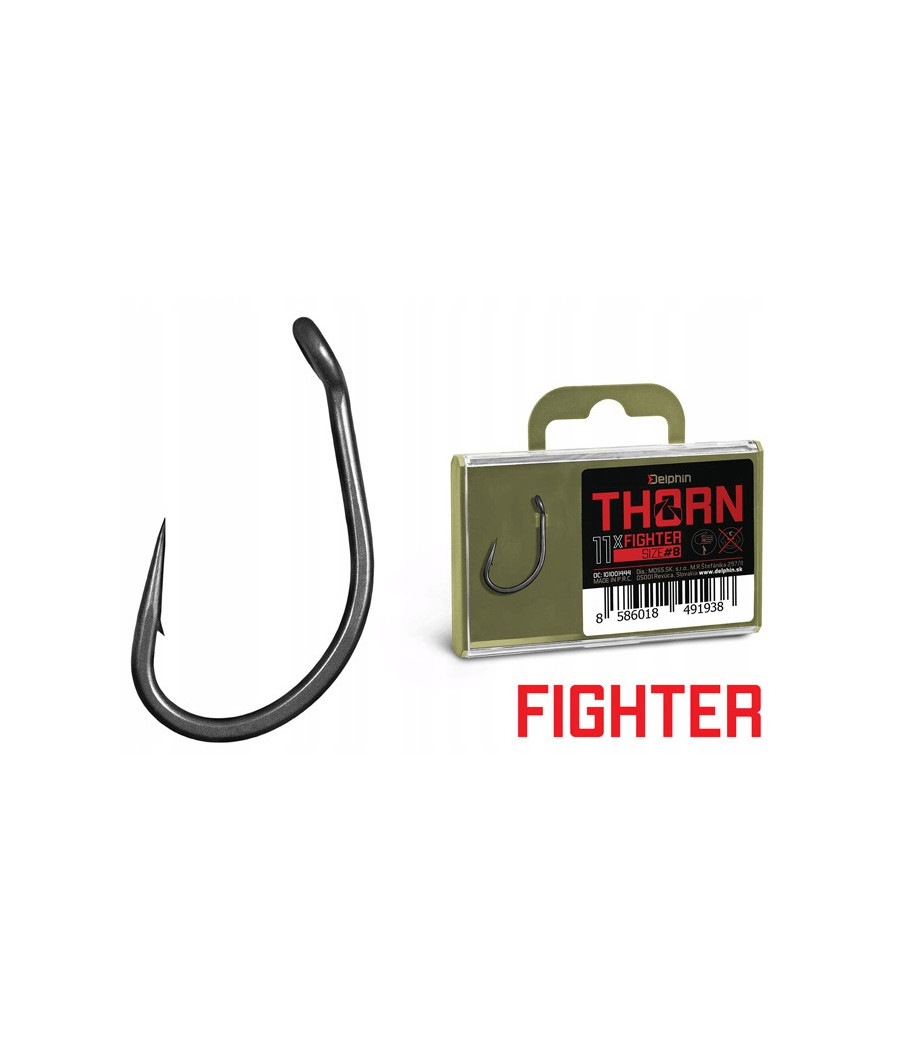 Haczyki Karpiowe Delphin Thorn Fighter roz. 6 / 11szt.