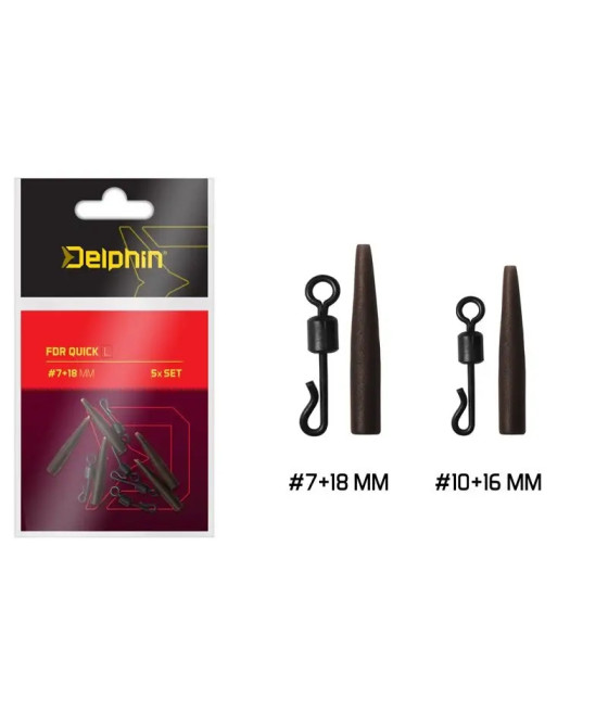 Zestaw Delphin FDR Quick / Set 5szt rozm.S 10+16mm