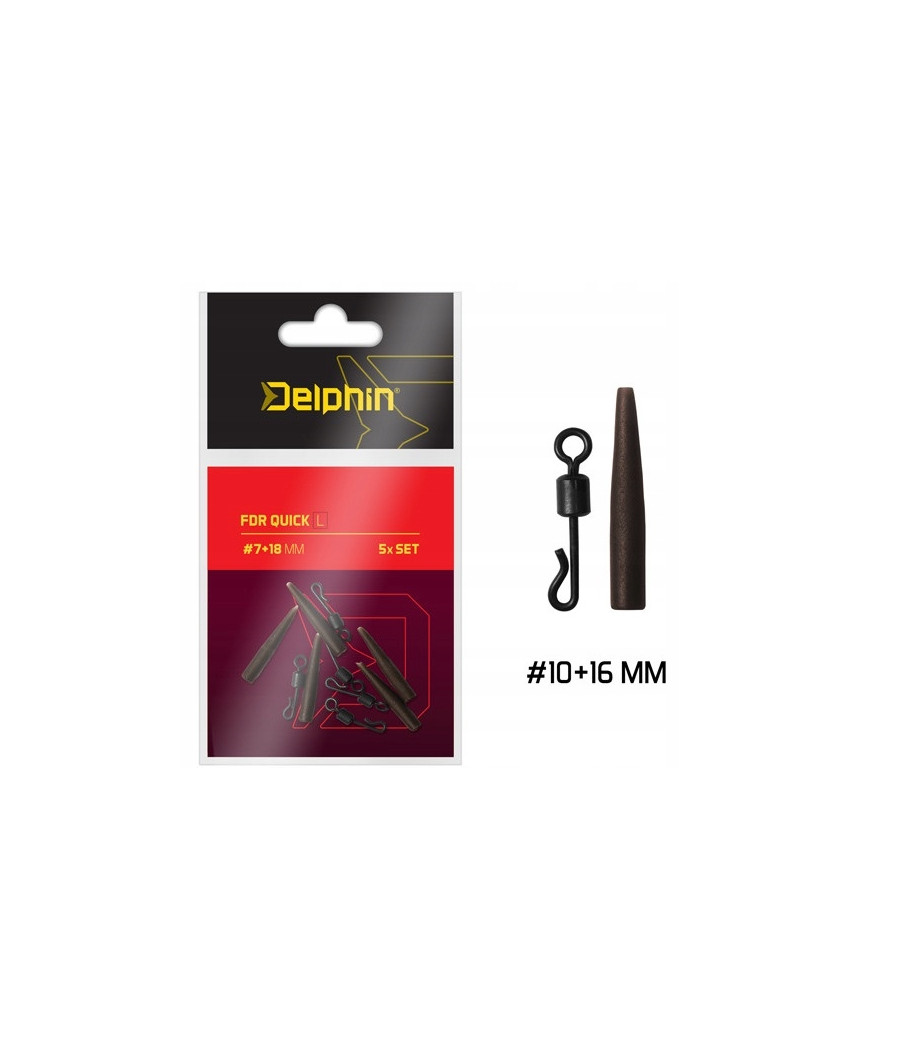 Zestaw Delphin FDR Quick / Set 5szt rozm.S 10+16mm