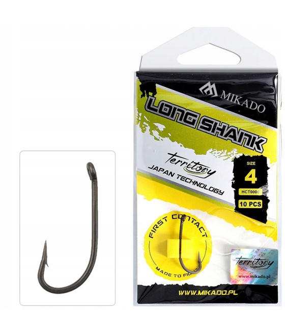 HACZYK TERRITORY LONG SHANK nr 8-TEFLON MIKADO