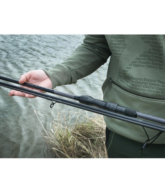 WĘDKA KARPIOWA DELPHIN CORSABLACK NERO 360cm/3lbs/2 składy