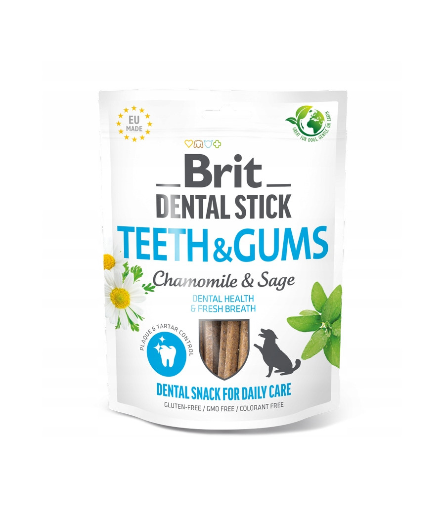 Brit Dental Stick Teeth Rumianek przysmak psa 251g