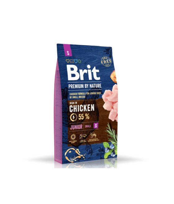 BRIT Premium By Nature Junior S karma dla psa 3 kg