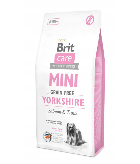 BRIT CARE MINI GRAIN-FREE hipoalergiczna formuła dla Yorkshire Terrier 0,4