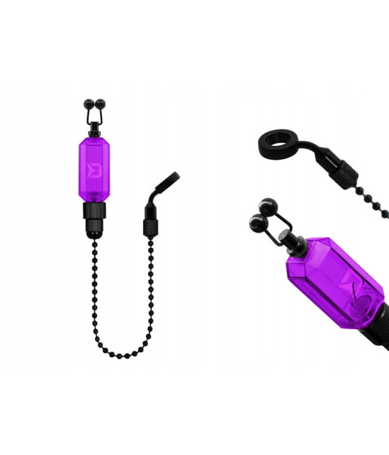 Elektroniczny sygnalizator Hanger Delphin CUBIX - Purpurowy