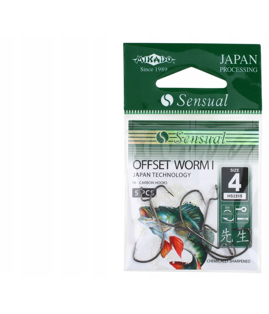 HACZYK - SENSUAL - OFFSET WORM I nr 1 BN MIKADO / 5 szt