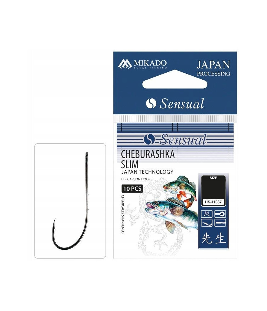 HACZYK SENSUAL CHEBURASHKA SLIM nr 1/0 BN MIKADO / 10 szt HACZYK SENSUAL CHEBURASHKA SLIM nr 1/0 BN MIKADO / 10 szt
