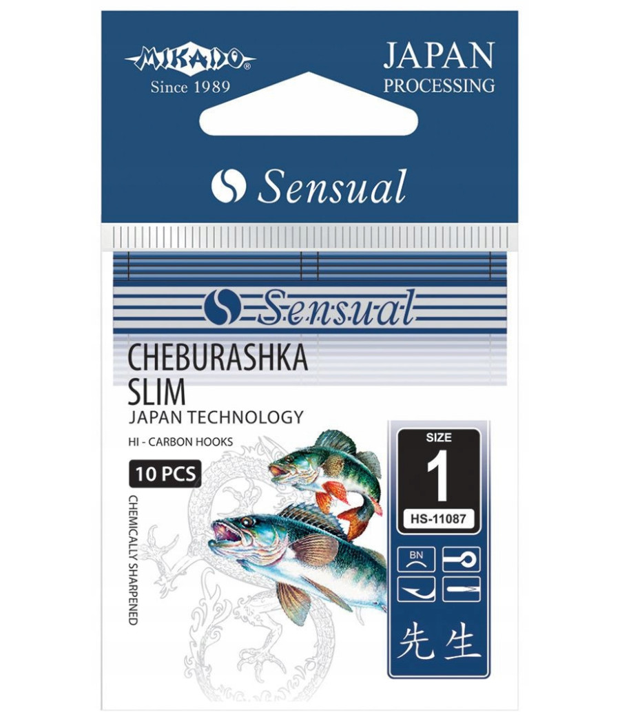 HACZYK SENSUAL CHEBURASHKA SLIM nr 4/0 BN MIKADO / 7 szt