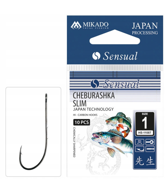 MIKADO HACZYKI SENSUAL CHEBURASHKA SLIM 3/0 / 8szt
