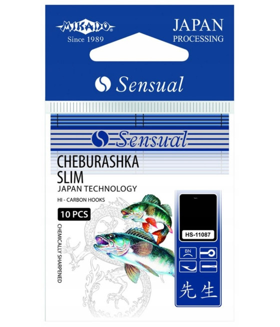 MIKADO HACZYKI SENSUAL CHEBURASHKA SLIM 3/0 / 8szt