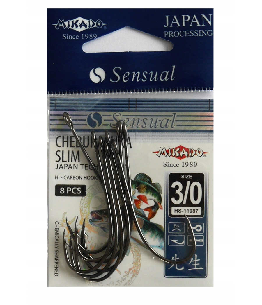 MIKADO HACZYKI SENSUAL CHEBURASHKA SLIM 3/0 / 8szt